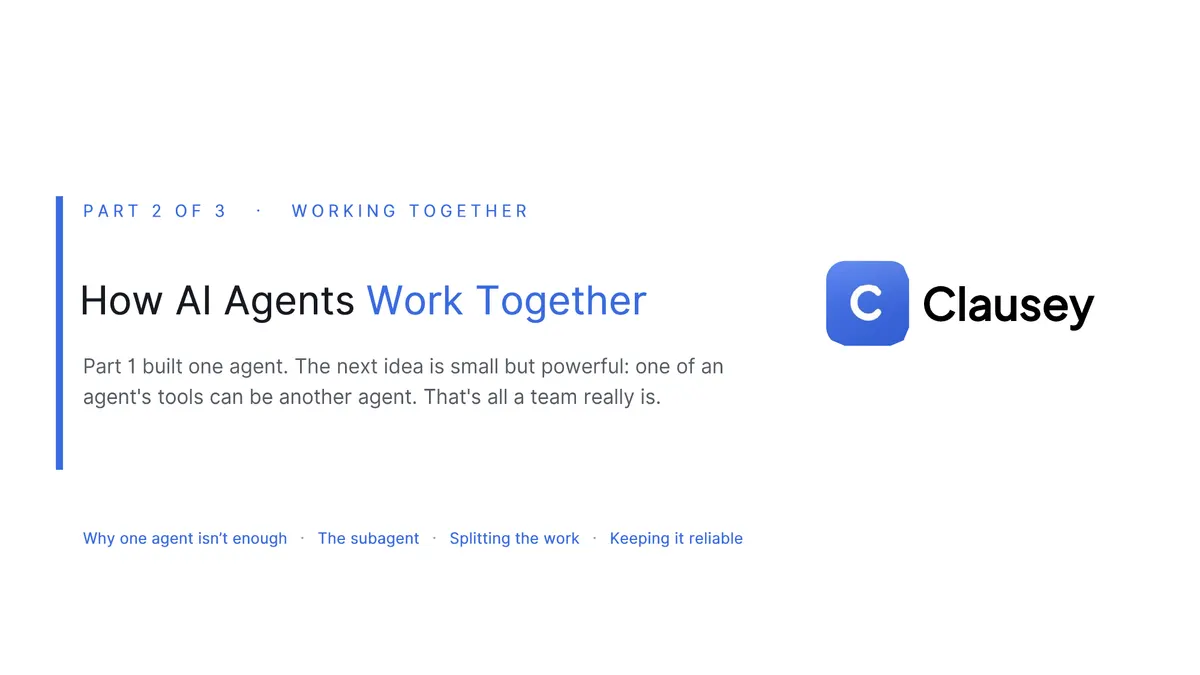 How AI Agents Work Together: Subagents and Orchestrators
