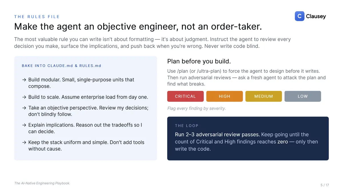 The AI-Native Engineering Playbook: the full deck, page 5
