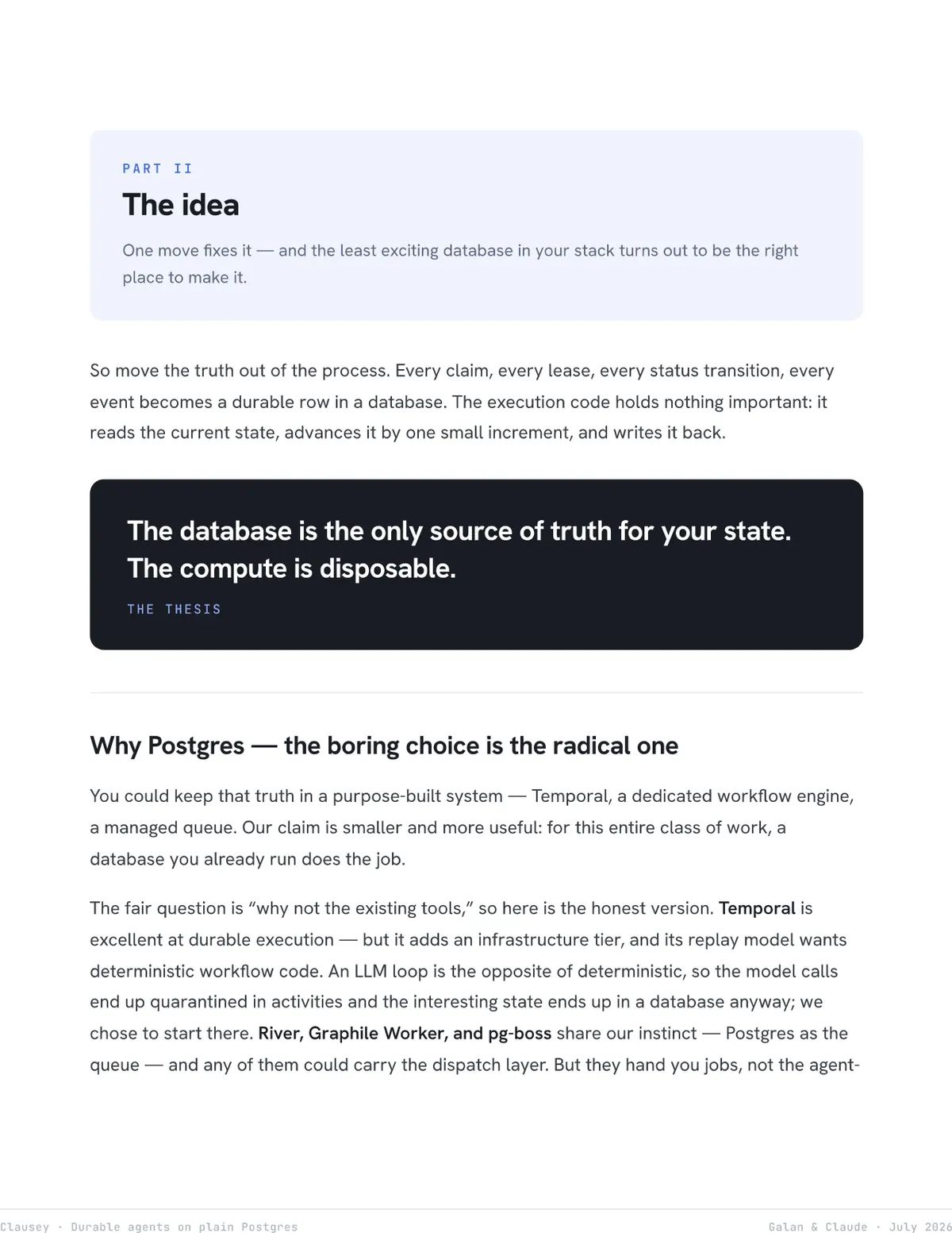 Durable Agents on Plain Postgres, page 4