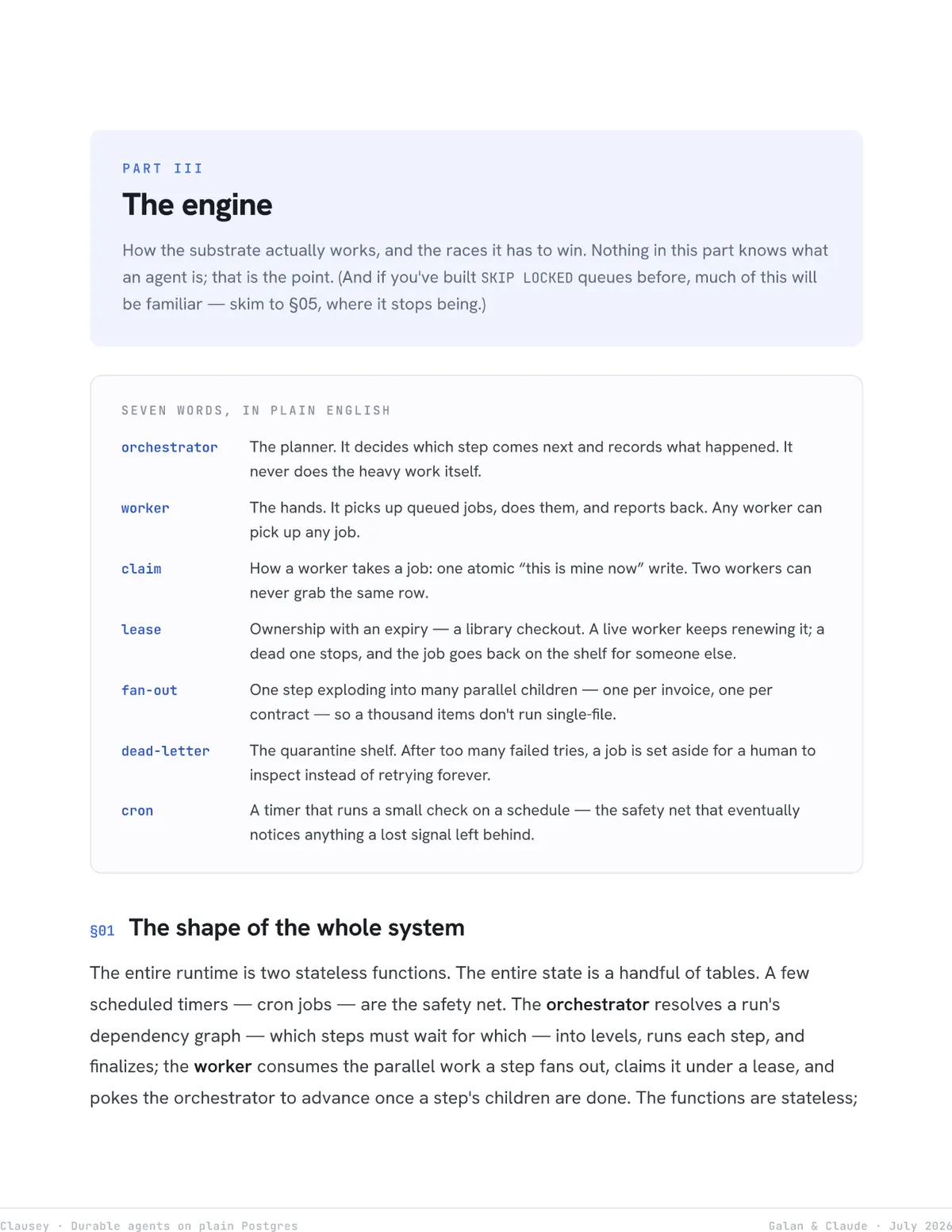 Durable Agents on Plain Postgres, page 6