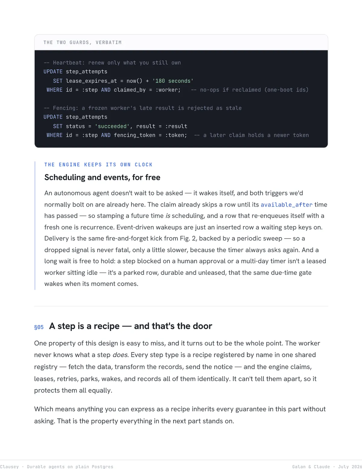 Durable Agents on Plain Postgres, page 12