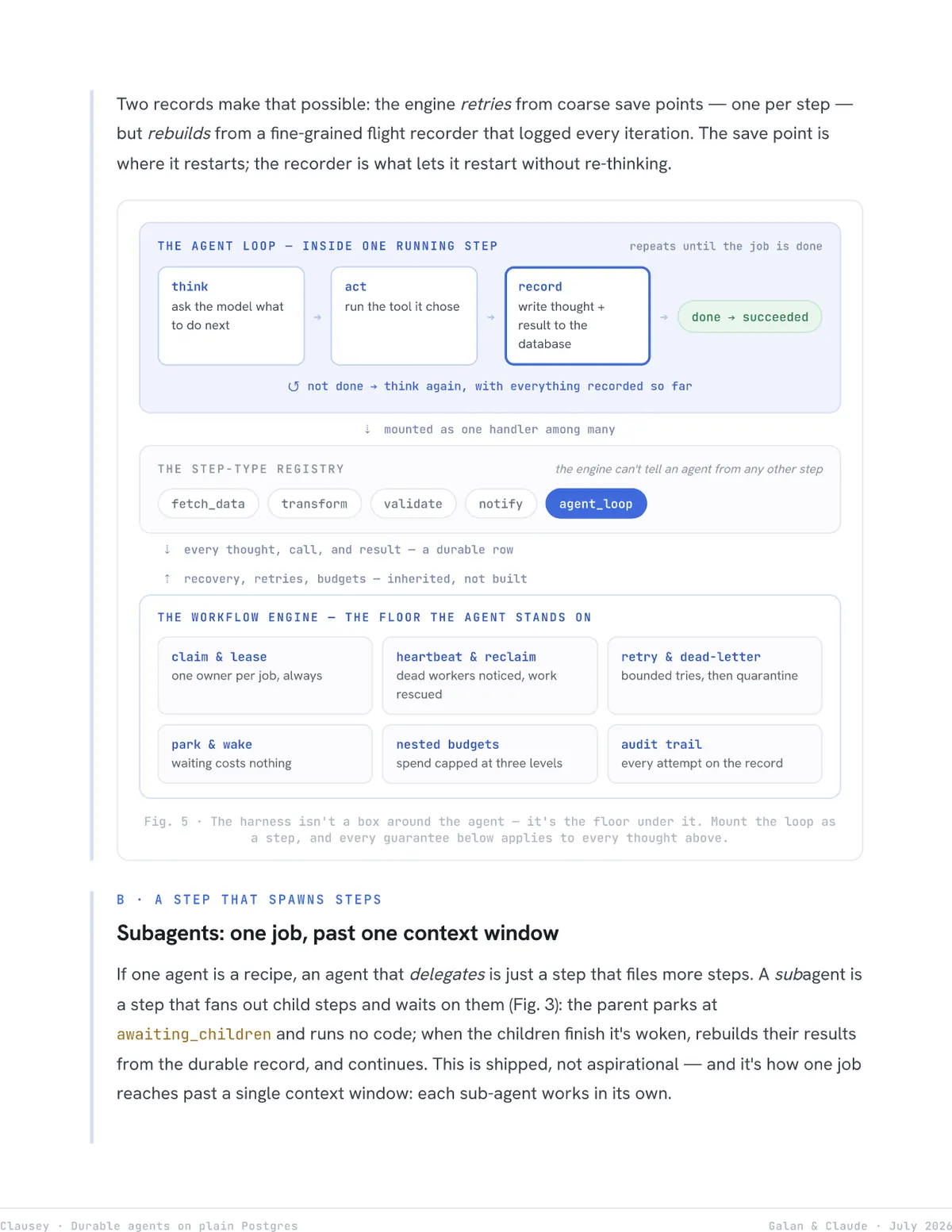 Durable Agents on Plain Postgres, page 14