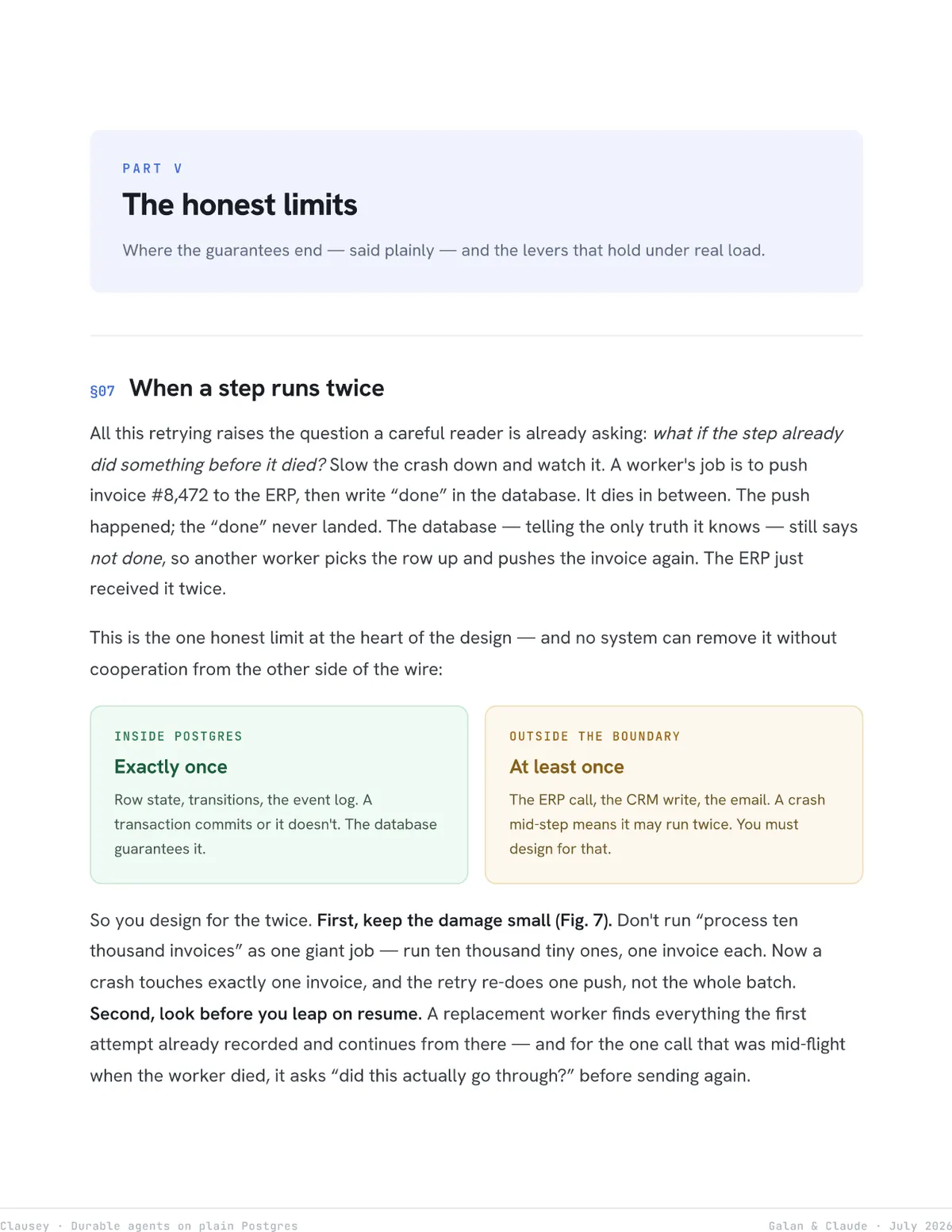 Durable Agents on Plain Postgres, page 17