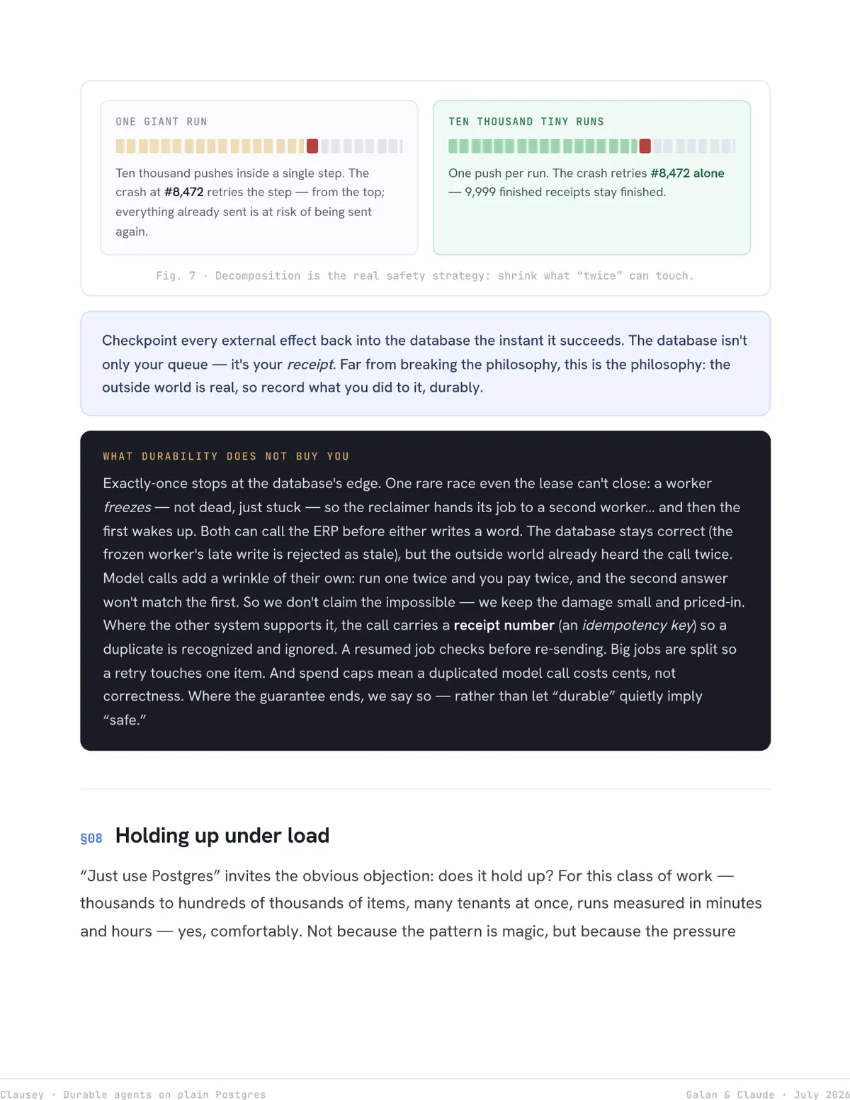 Durable Agents on Plain Postgres, page 18
