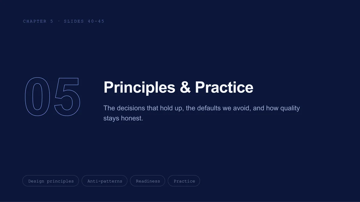 Building Enterprise-Grade Agentic Knowledge Bases: The full deck, slide 44