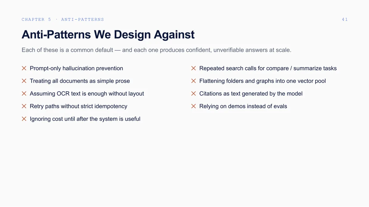 Building Enterprise-Grade Agentic Knowledge Bases: The full deck, slide 46