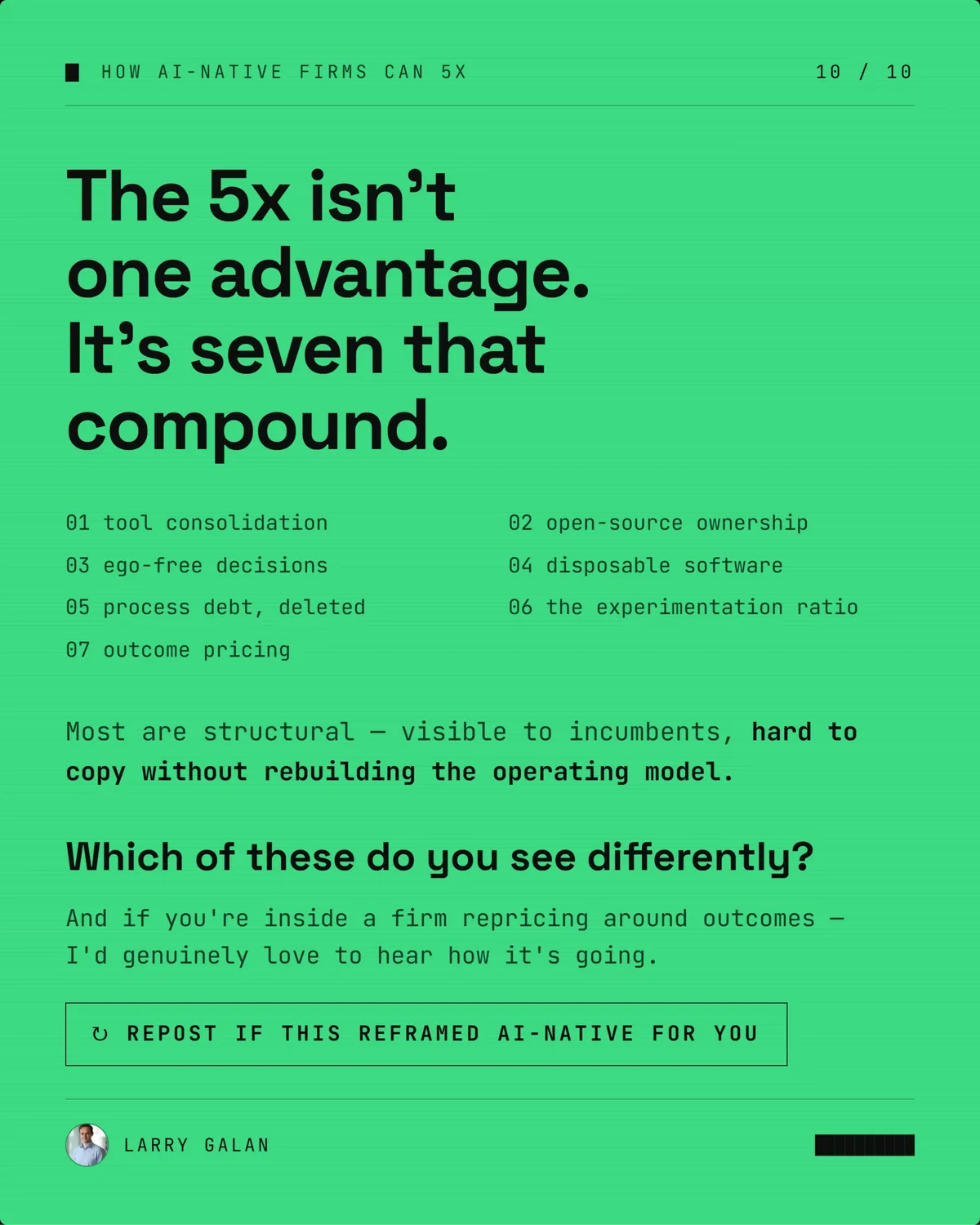 How AI-Native Firms Can 5x: The full deck, page 10
