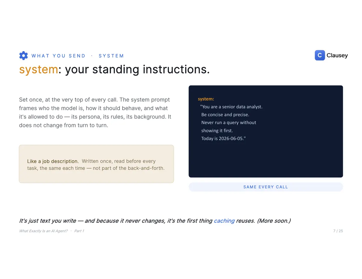 What Exactly Is an AI Agent? The full deck (Part 1 of 3), page 7
