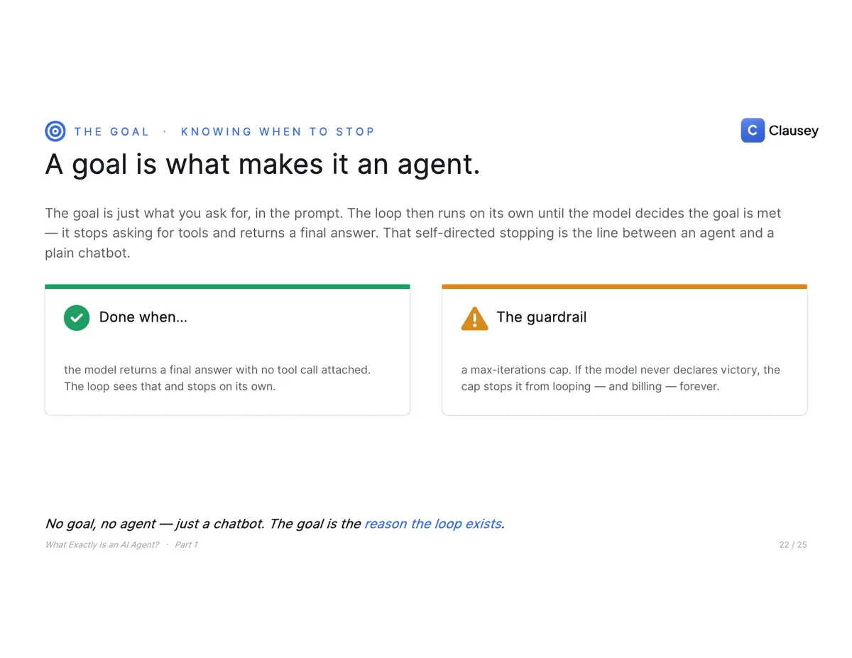 What Exactly Is an AI Agent? The full deck (Part 1 of 3), page 22